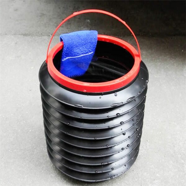Foldable Storage Bucket , Water Container & Dustbin Multiuse Bucket