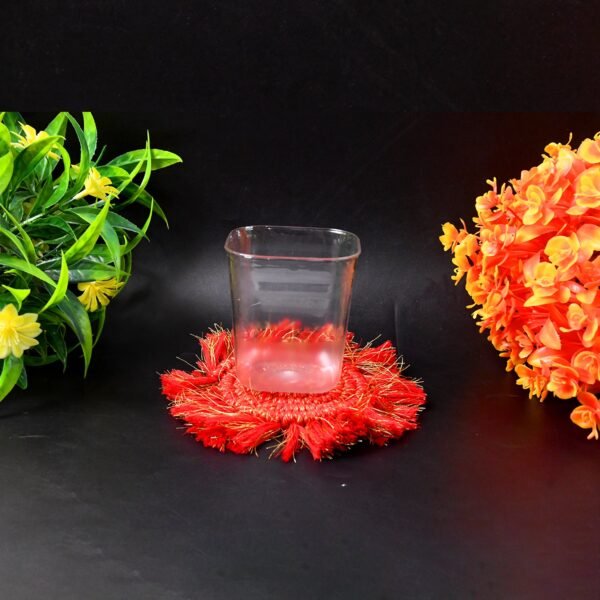 6pc Transparent Diamond Medium Serving Glass Set, Glass Set for Water, Juice etc