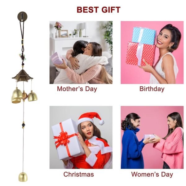 Metal Feng Shui Wind Chime Bell - (1 Pc)