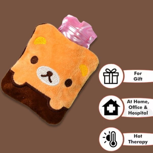 3_8b85847e-dc61-4fd7-be27-d9905bc13741.jpg Brown Panda Print Small Hot Water Bag with Cover for Pain