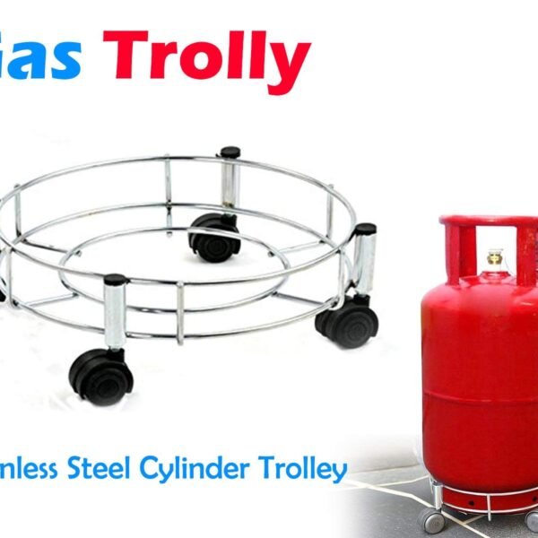 Stainless Steel Gas Cylinder Trolley