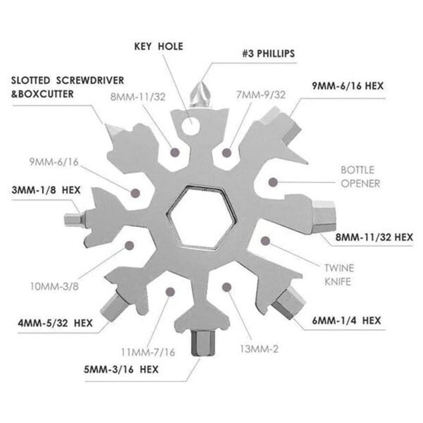 3_8e509c14-6213-4493-82cc-77af6c579d74.jpg Durable 18-in-1 Snowflake Multi-Tool – Bottle Opener & Screwdriver Wrench Kit