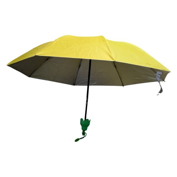 3_9e0c4685-dd89-4f63-b1d7-185981683018.jpg Vegetable shaped Folding Umbrella, Plastic Case Creative Fashion Folding Mini Sun Shade Rain Umbrella, Unique Umbrella, Sun & UV Protection, Cute Design (1 Pc)