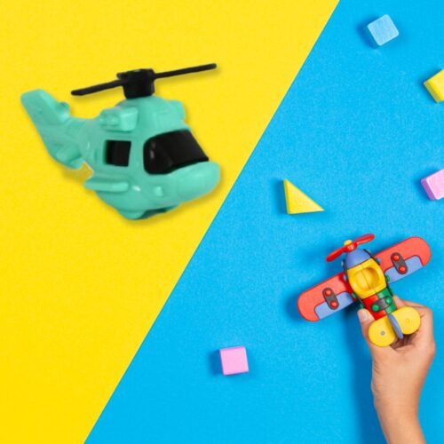 Small DIY Helicopter Toy, Small Kid's Toy, Rotating Tail Wing DIY (30 Pc Set)