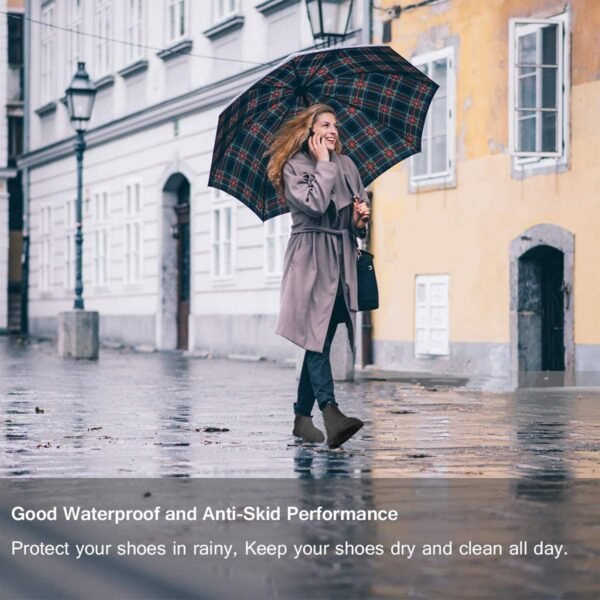 Non-Slip Waterproof Silicone Shoe Cover, Large