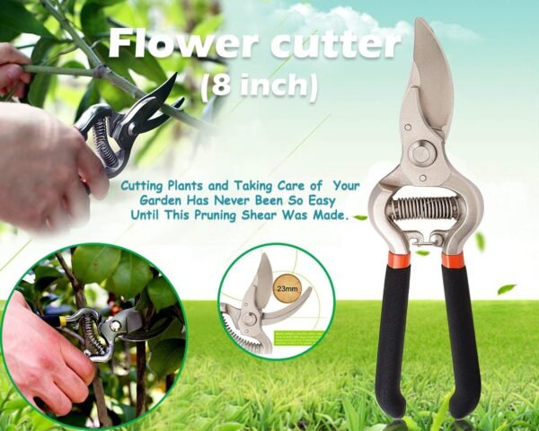 Garden Shears Pruners Scissor, flower cutter (8 inch)
