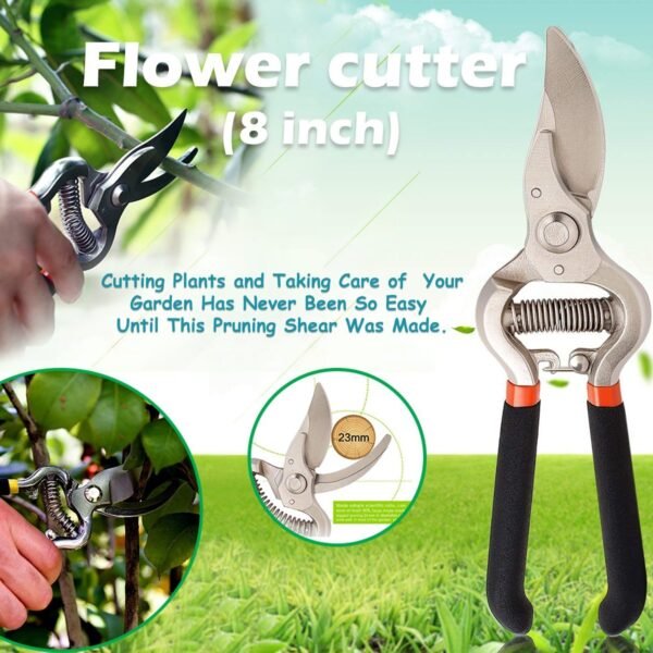 Garden Shears Pruners Scissor, flower cutter (8 inch)