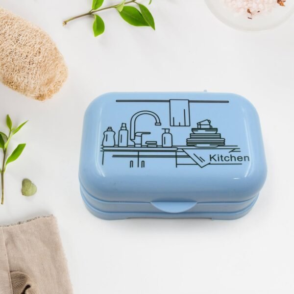 Soap Dish with Drain Soap Holder, Soap Saver Soap Tray  (1 Pc)