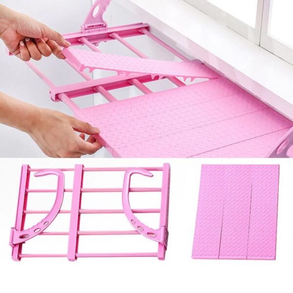 Multi-function Hanging Window Retractable Drying Shoe Rack
