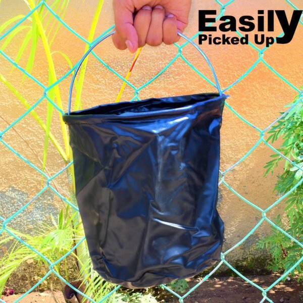 3_fa3cbad1-7a9b-4250-a98f-a4d7aaec6bfc.jpg Folding Bucket, Portable, Round Bucket, Simple Bucket (1 pc / Mix Color)