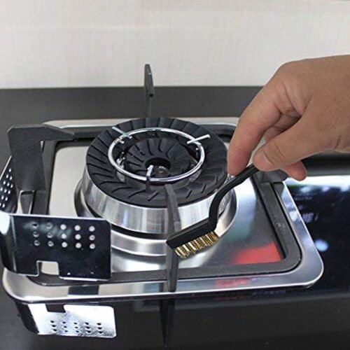 3_fab8b902-3727-4930-bf21-264b73f0e7a4.jpg 3pc Mini Wire Brush Set Brass Nylon Stainless Steel Bristles Household Cleaning Brush for Gas Stove, Smoke Machine Tool Burner Tiles Tap Rust Removal Welding Slag Dirt & Paint Scrubbing (3 Pcs Set)