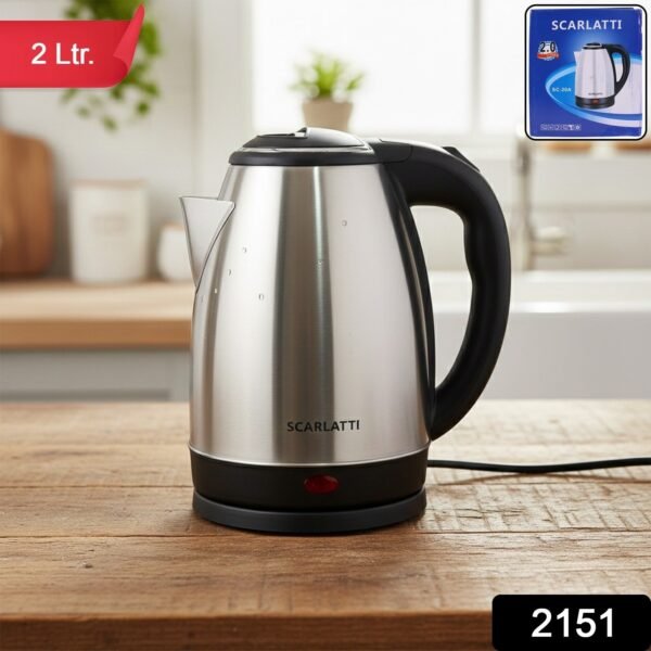 Scarlatti Stainless Steel Electric Kettle (2 Ltr)