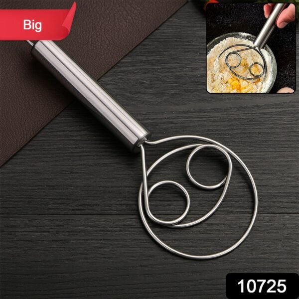 3a894bff-d205-45ef-9e82-7dab3dbd541a.jpg Stainless Steel Danish Dough Whisk - (1 Pc / Big)