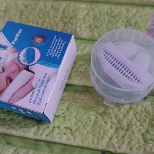 2 in 1 Anti-Snoring & Air Purifier Nose Clip Device (1 Pc / With Plastic Case)