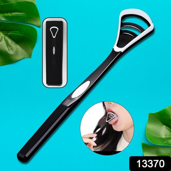 3b64f6d7-c429-493a-acab-e76862245774_09339548-3187-4e71-897e-04aee807e844.jpg Plastic Dental Tongue Scraper Cleaner Brush (1 Pc)
