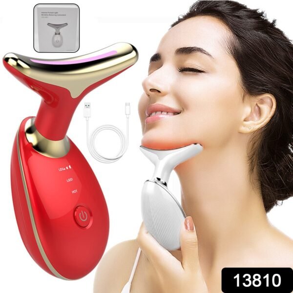 3b9d2196-1577-4fe0-ad5c-a137100f249a.jpg Electric Face Massager Wrinkle Remover LED Photon Face Beauty Device (1 Pc / Plastic)