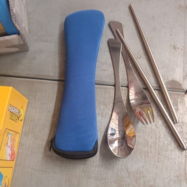 Picnic Dinner Spoon Fork Chopsticks Cutlery Set High Quality Tableware 4 Pc 1 Set