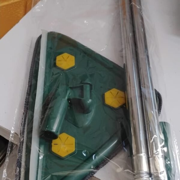 2-in-1 Extendable Triangle Mop – 360° Rotating Telescopic Mop (1 Pc)