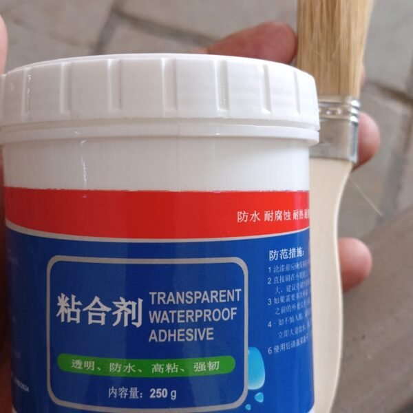 Transparent Waterproof Glue 250g with Brush