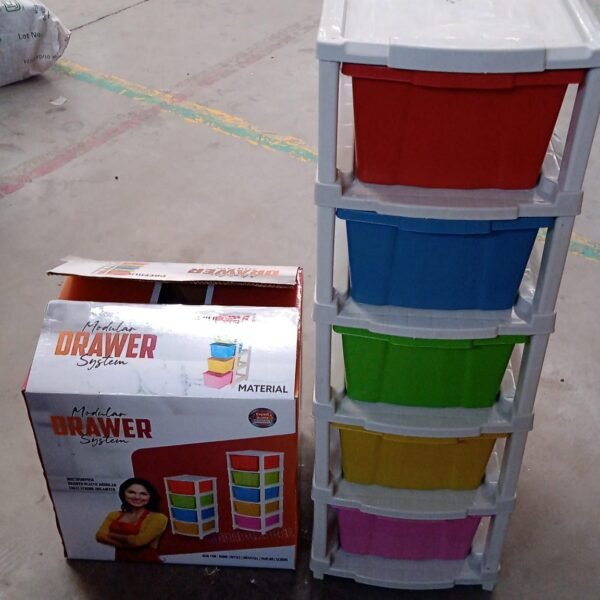 3dc56584-ed62-4562-a397-8ab6d113eff4.jpg Multipurpose Modular Drawer Organizer Storage Box - 5 Layers