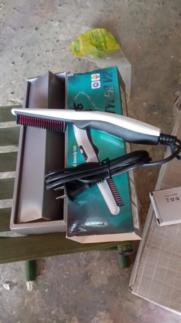 3f552ced-8611-4f63-8bc2-409516a6dcea.jpg Electric Hair Straightening Comb Portable Straight Beard Comb (1 Pc)