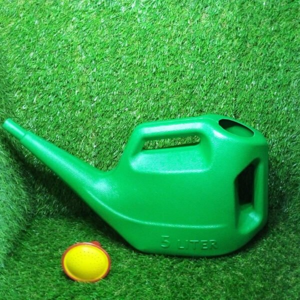 Plastic Watering Can Water Sprayer Sprinkler Plants Indoor Outdoor Gardening, 5 LTR