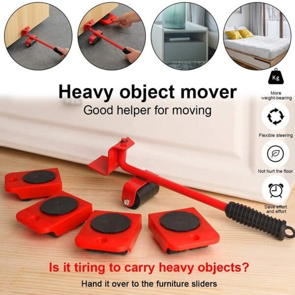 Heavy-Duty Furniture Lifter & Shifting Tool
