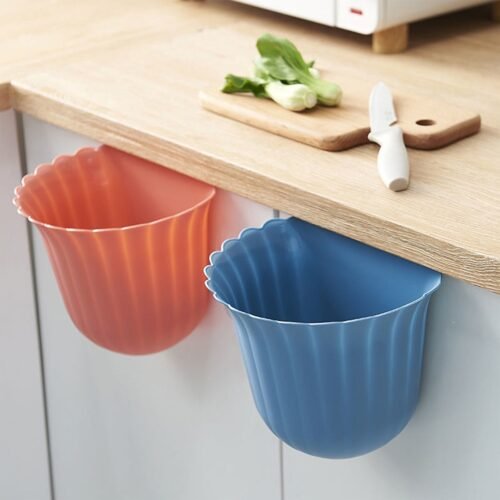Mounted Multifunction Waste Bin Storage Bucket Hanging Trash Can (MOQ :- 3 Pc)