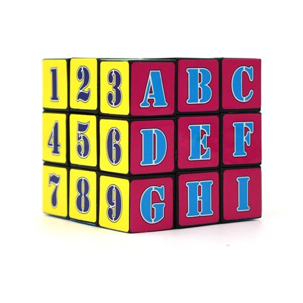 Alpha Numeric Cube for Educational & Entertaining Use by Kids and Adults