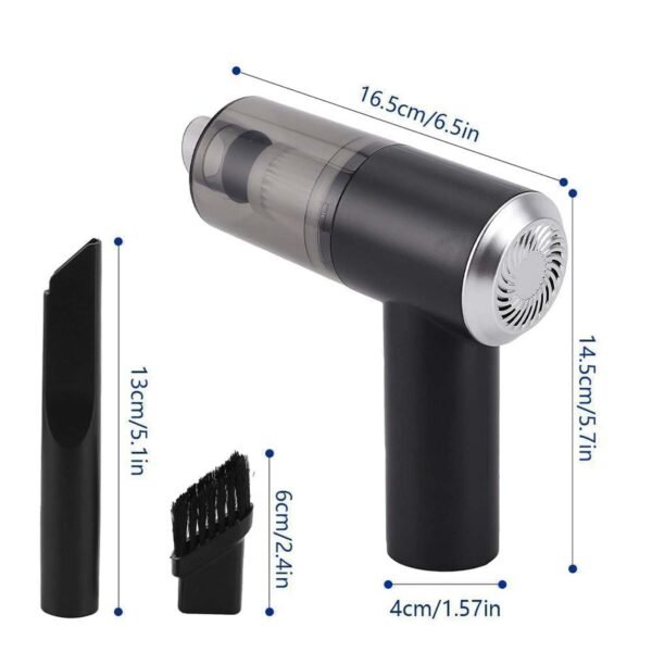 3-in-1 Portable Handheld Vacuum Cleaner for Home & Car Cleaning (1 Pc)