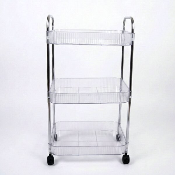 3 Layer Multipurpose Storage Trolley with Wheels
