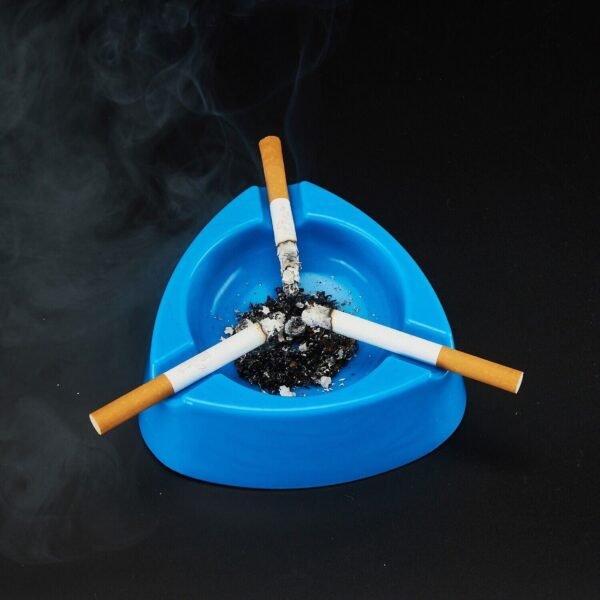 Melamine Cigarette Ashtray for Indoor & Outdoor Tabletop Decoration