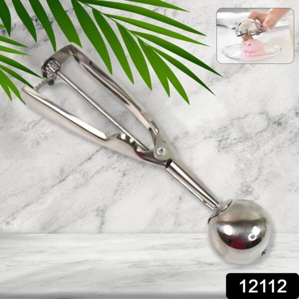 403120Pc-12112.jpg Stainless Steel Ice Cream Scoop (1 Pc)