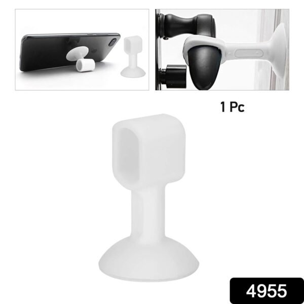 Self-Sucking Silicone Door Stopper (1 Pc / Mix Color)
