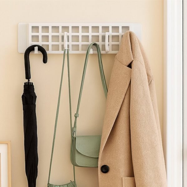 4095.jpg 5Spin Plastic Hanger Hook, Hotel, Bathroom Wardrobe Wall ClothesHanger Hook