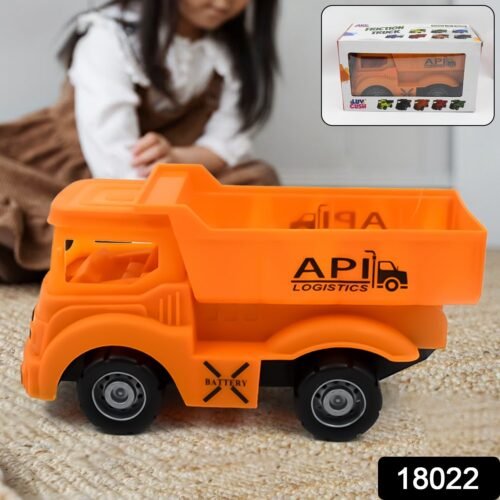40cb0cac-c105-42da-aba9-1115260bd578_f7623de3-c746-443a-ab76-9706c8fe036e.jpg Friction Powered Dumper Toy Truck For Kids | With Opening Container Feature | Strong & Durable Plastic Material | Indoor & Outdoor Play Birthday Gift for Baby Boys & Girls (1 Pc)