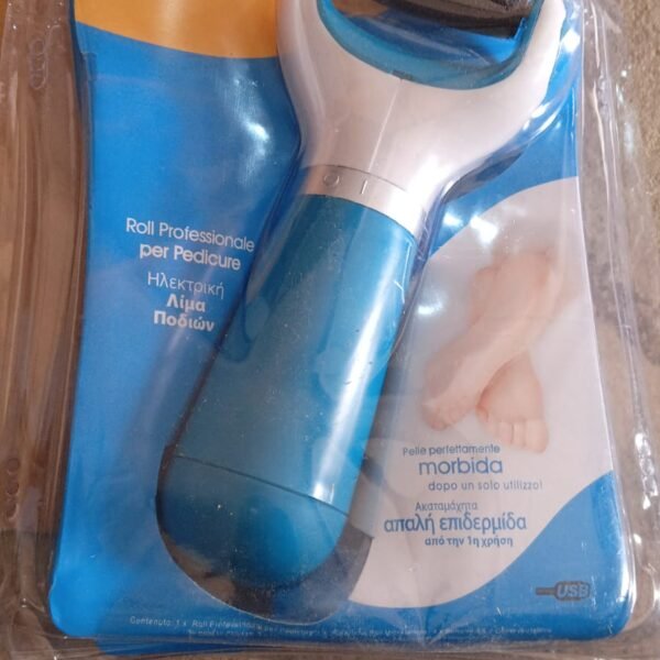 Electronic Dry Foot File, Callous Remover for Feet, Electric Foot with Roller Hard and Dead Skin- Regular Coarse, Baby smooth feet in minutes. For in home padicure foot care, Battery Powered & USB (Battery not included)