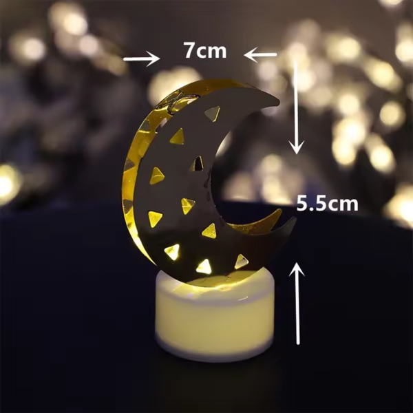 41.png Decorative Moon Shaped Flameless LED Candles (4 Pc)