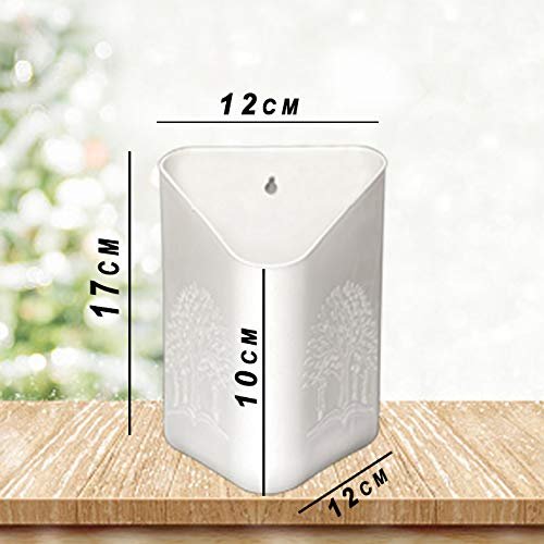 41SziD4AP8L_dd4afdb4-09b2-48d7-9f38-32f0de20b504.jpg Plastic Vertical Hanging Planter Pot, Multicolour,