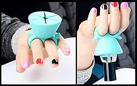 Nail Polish Holder Ring with Nail Polish Holder Stand