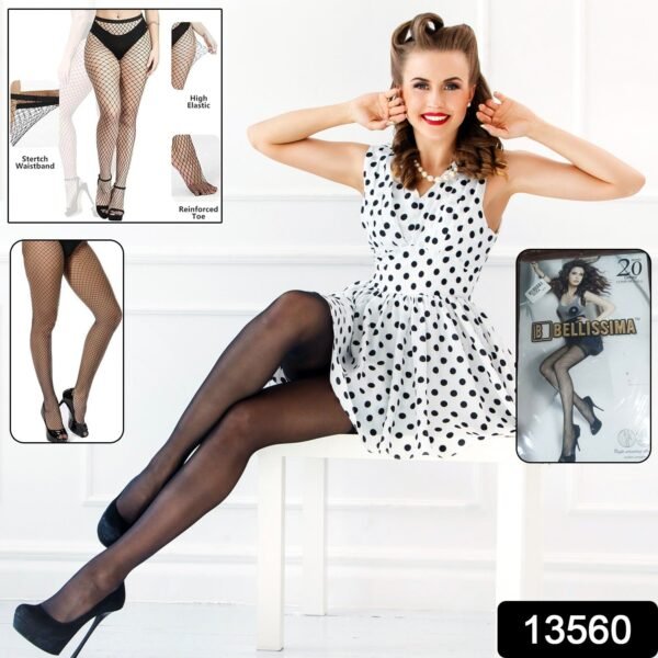 Women's / Girls's High Waist Pantyhose Tights Fishnet Stockings Broad Mesh Net (1 Pc)