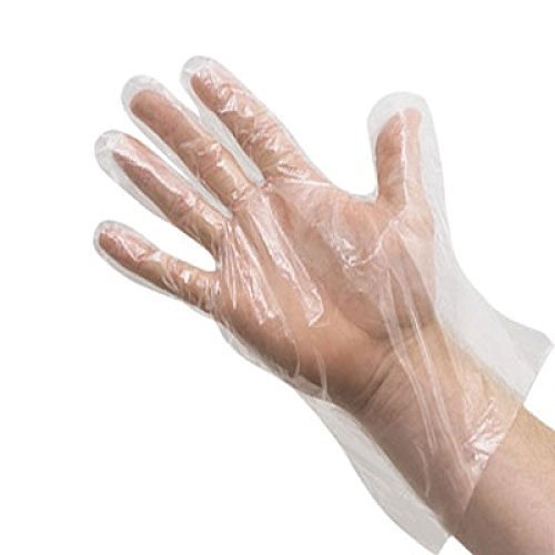 41mzk5EwKyL.jpg Plastic Transparent Disposable Clear Gloves (White) (100Pc)