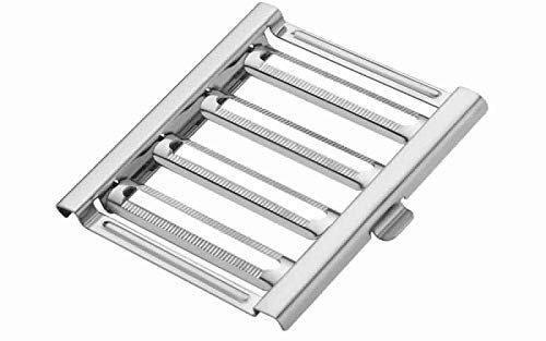 6 in 1 Stainless Steel Kitchen Chips Chopper Cutter Slicer and Grater with Handle