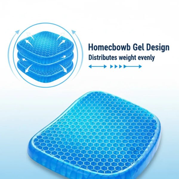 42.jpg Cushion Seat Flex Pillow, Gel Orthopedic Seat Cushion Pad (Egg Sitter)