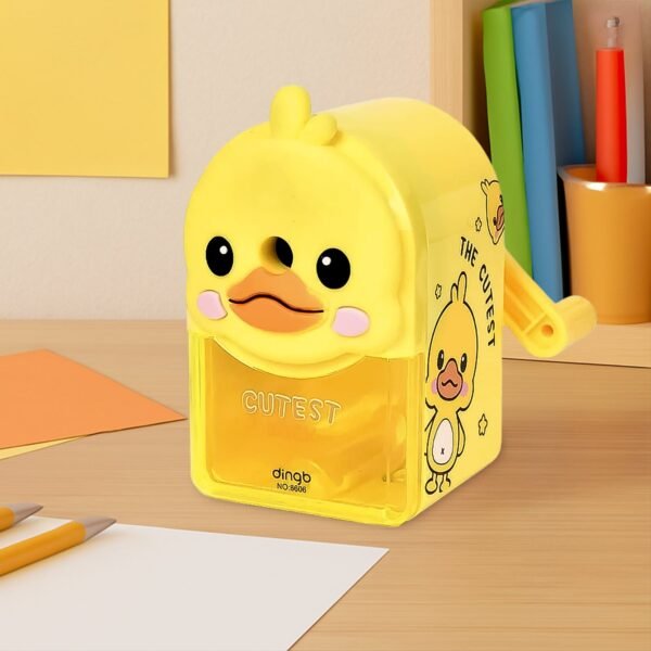 4236_pla_cutest_duck_pencil_sharpener.jpg Plastic Cutest Duck Pencil Sharpener (1 Pc)
