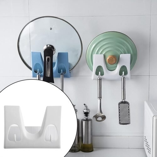 4304_pot_lid_holder_1pc.jpg Multifunction Kitchen Rack: Plate, Dish Rack, Pot Lid Holder (Wall Mounted)