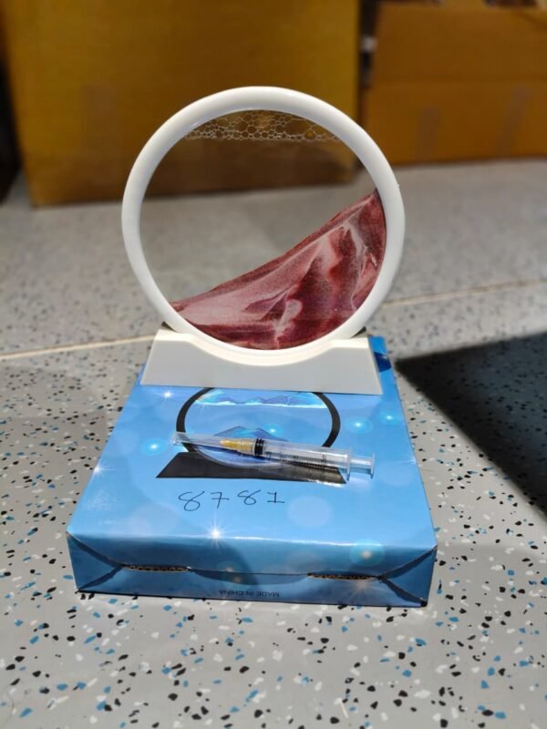 3D Moving Sand Art – Liquid Motion Deep Sea Sandscape with Round Glass Frame (1 Pc)