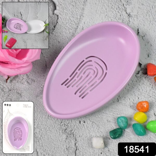 Plastic Soap Dish with Drain, Soap Holder Double-layer ,Sabudani (1 Pc)