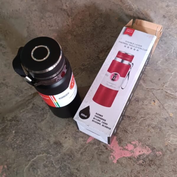 Double Stainless Steel Wall Flask Vacuum Insulated Water Bottle (800 ML)