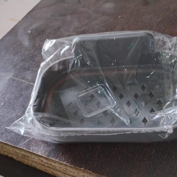 Plastic Soap Dish Holder Bathroom Shower Wall Mounted Self Adhesive ,Sabudani (1 Pc)